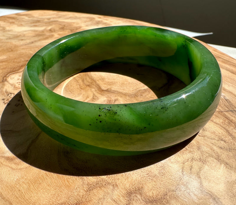 Jade Bangle, 56 x 18mm* Sold as is*