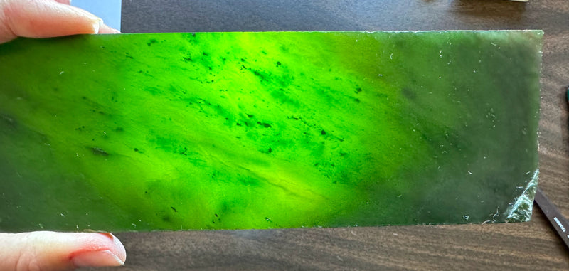 A Grade Canadian Jade Slab, 210grams
