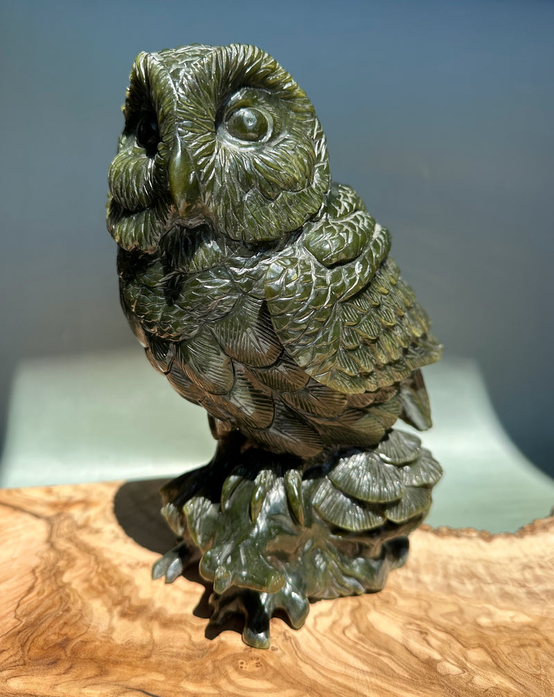 Canadian Jade Owl, 9"*