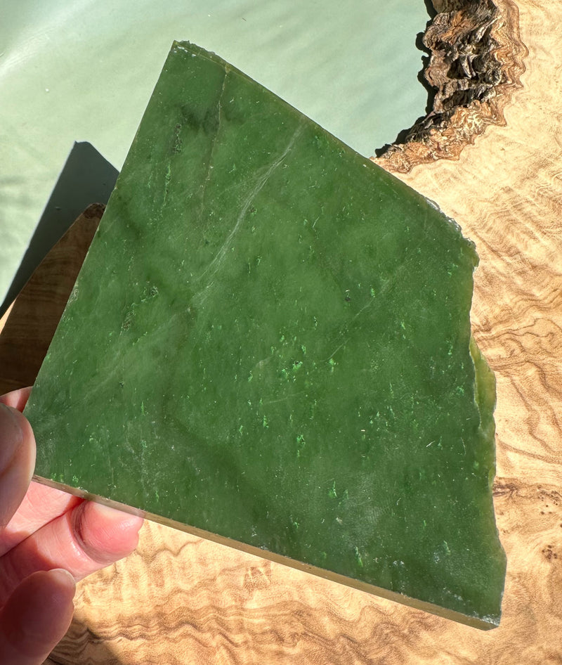 A Grade Canadian Jade Slab, 185grams