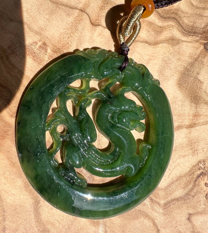 Hollow Dragon Pendant, 47mm