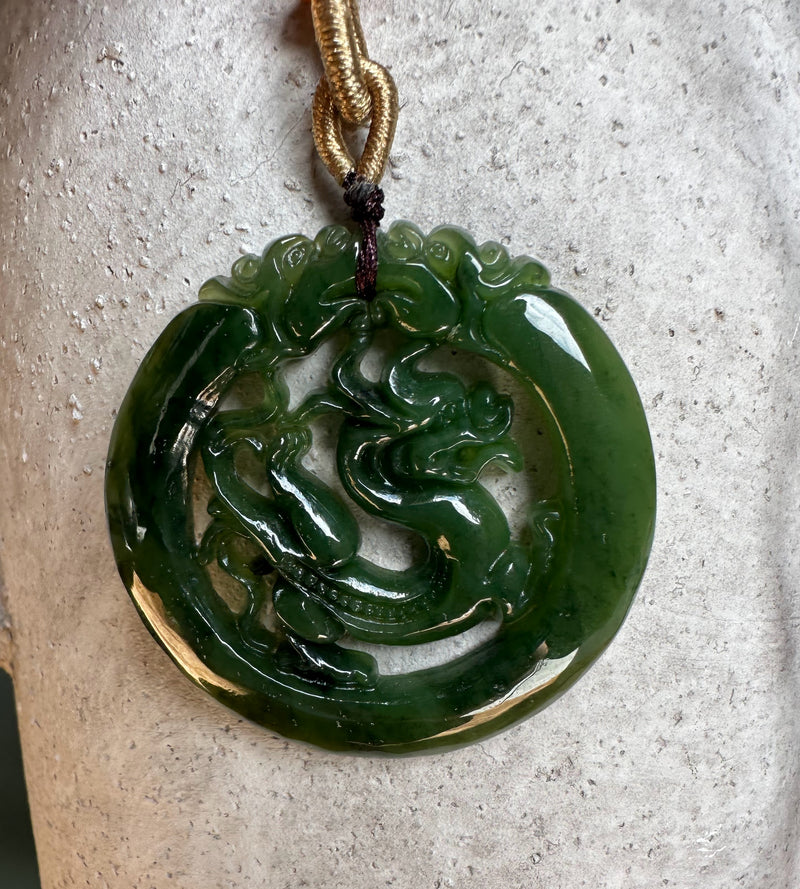 Hollow Dragon Pendant, 47mm