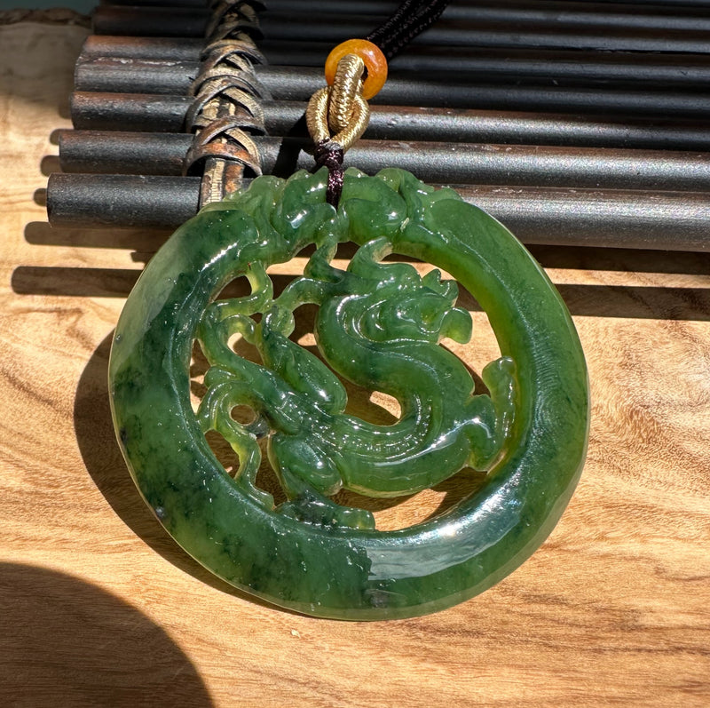 Hollow Dragon Pendant, 47mm