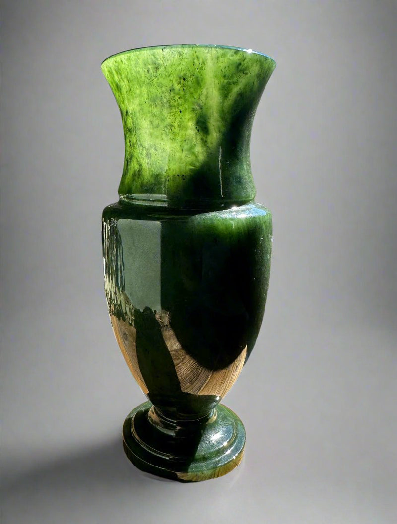 Siberian Jade Vase, 7.5"*