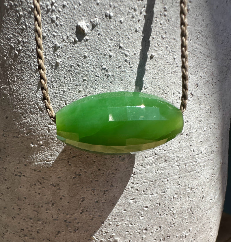 AA Siberian Jade Bead - 30.5mm x 18mm*