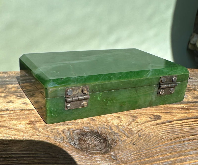 Canadian Jade Pill Box, 3.75"