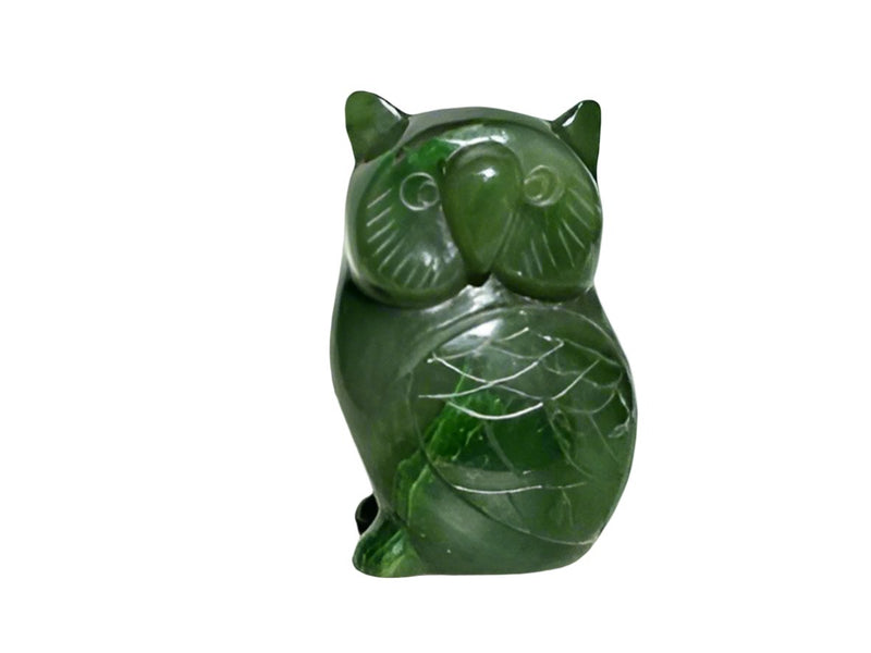 A Grade Polar Jade Owl 2"*