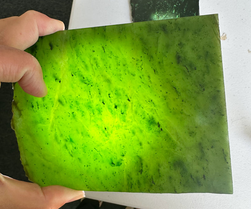 A Grade Canadian Jade Slab, 185grams