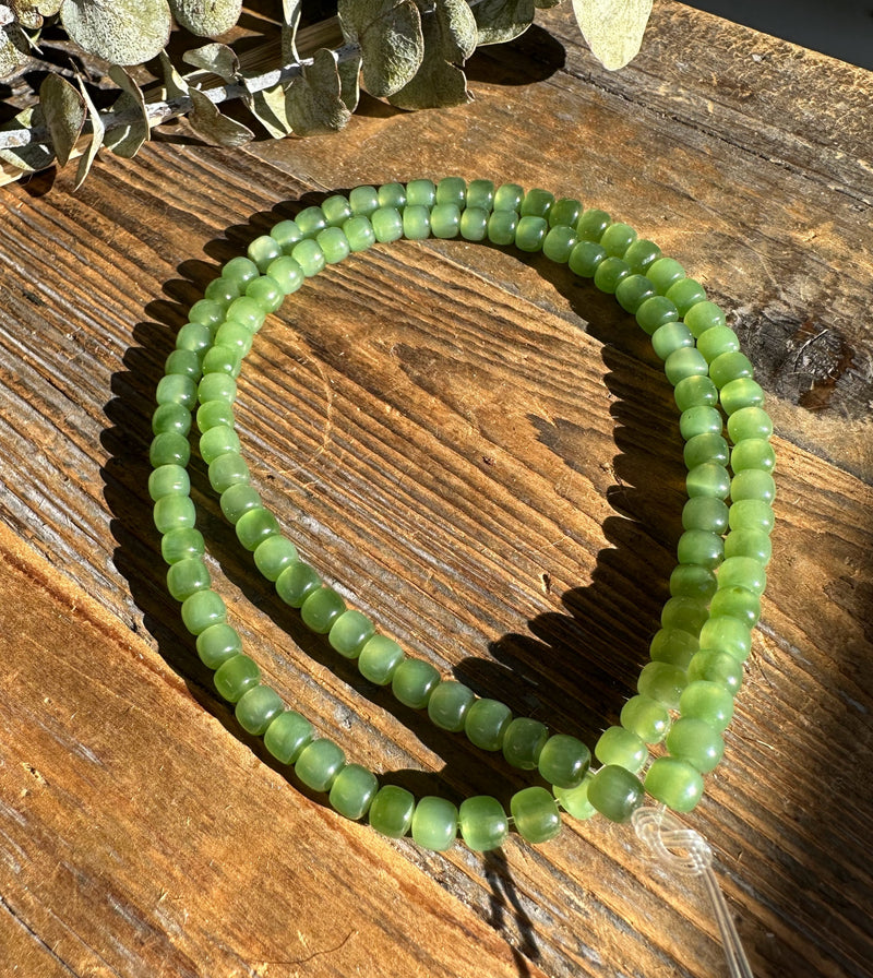 AA Siberian Nephrite Jade Unstrung Beads*