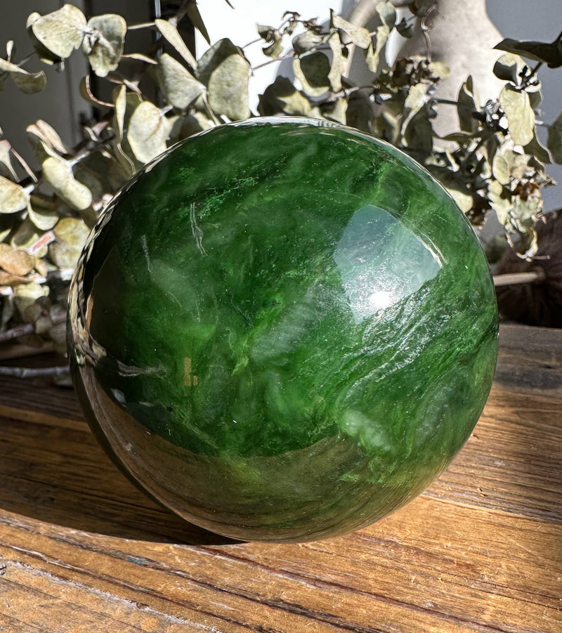 Polar Jade Sphere, 80mm*