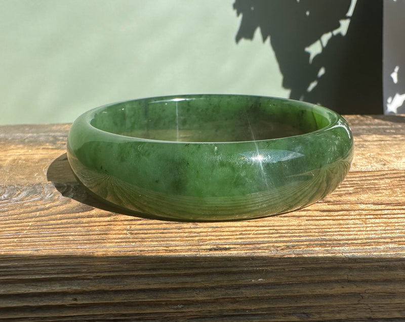 Jade Bangle, 57 x 15.5mm* Sold as is*