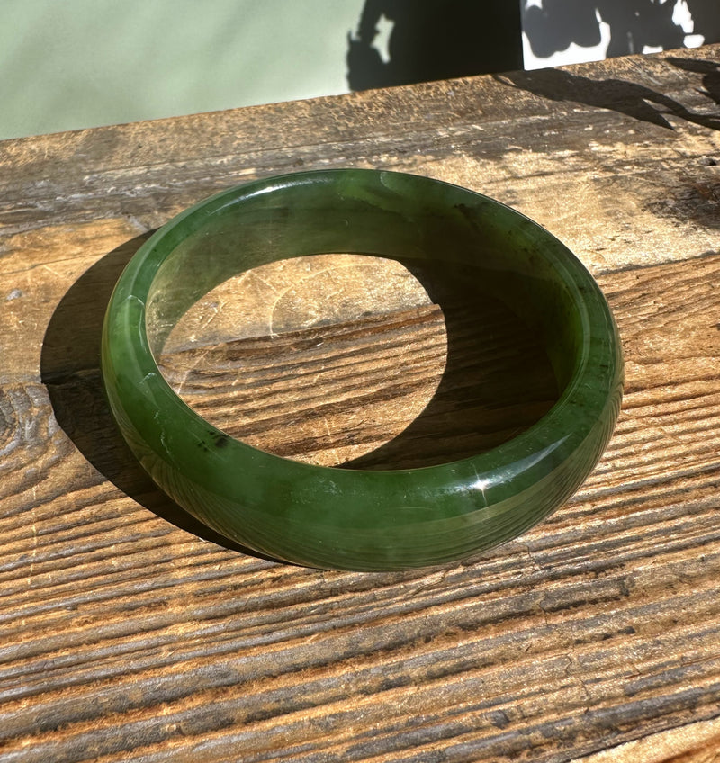 Jade Bangle, 57 x 15.5mm* Sold as is*