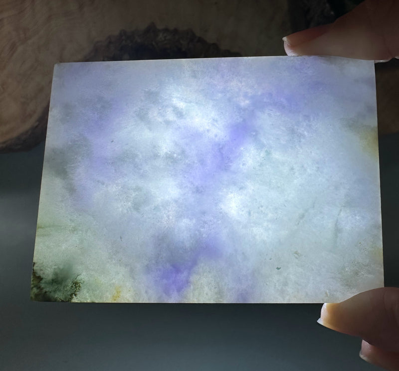 Lavender Jadeite, Type A Slab 55g