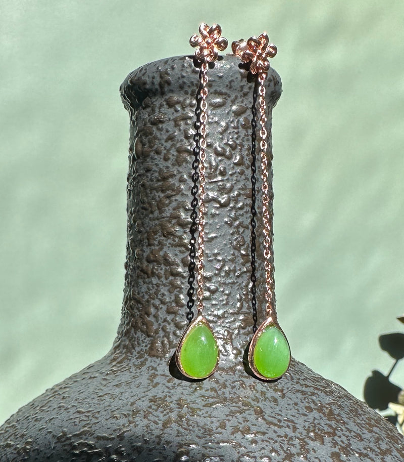 AA Jade Earrings, 