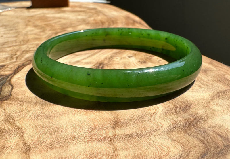 Jade Bangle, 58.5 x 11mm*