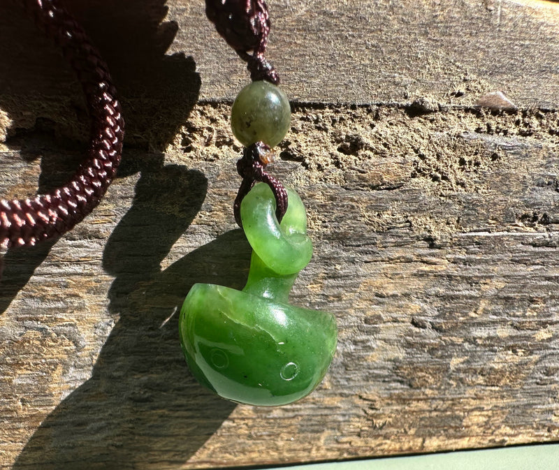 Jade Mushroom Pendant - 23mm*