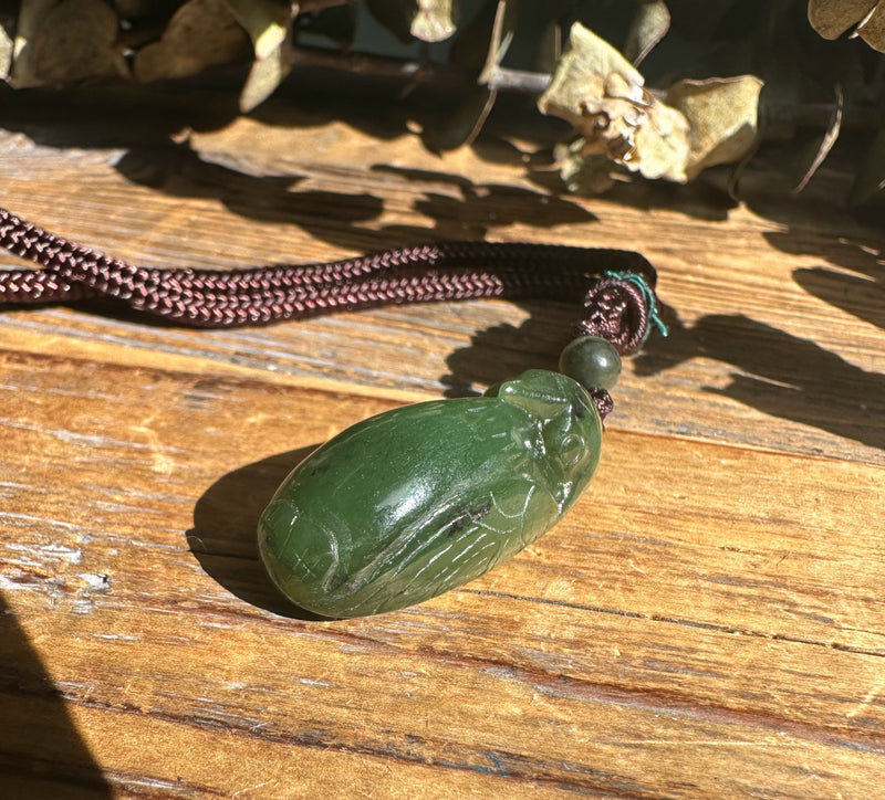 Jade Bird Pendant, 34mm*