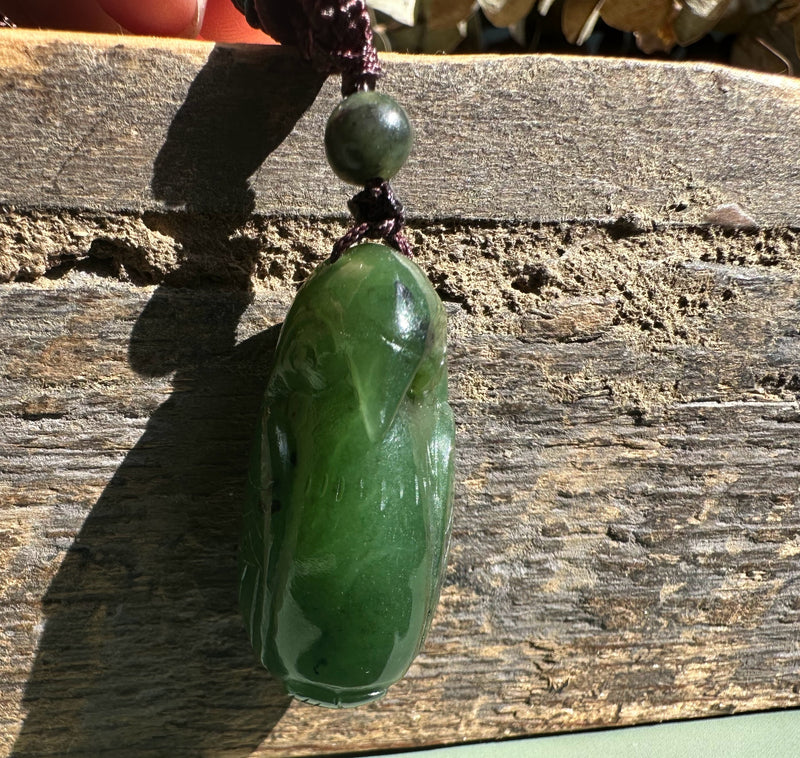 Jade Bird Pendant, 34mm*