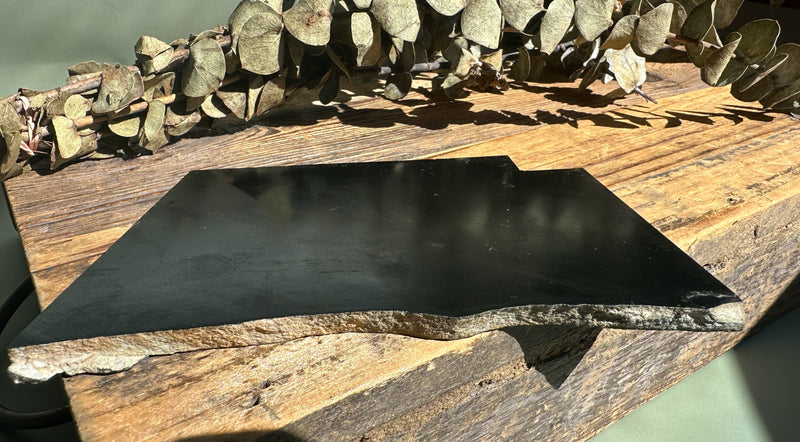 Wyoming Black Jade Slab, 185 Grams