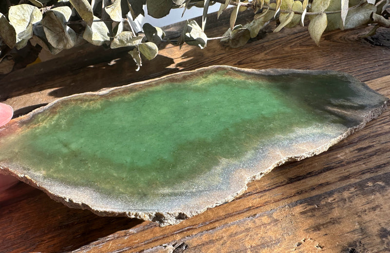 Wyoming Apple Jade Slab, 200grams