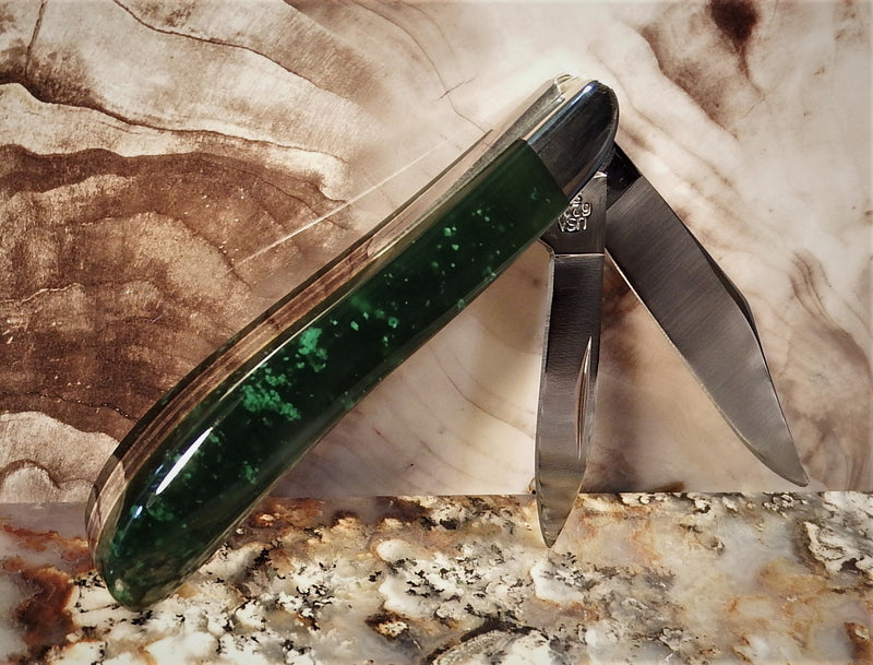 Cassiar Jade Knife by Michael Hoover, 