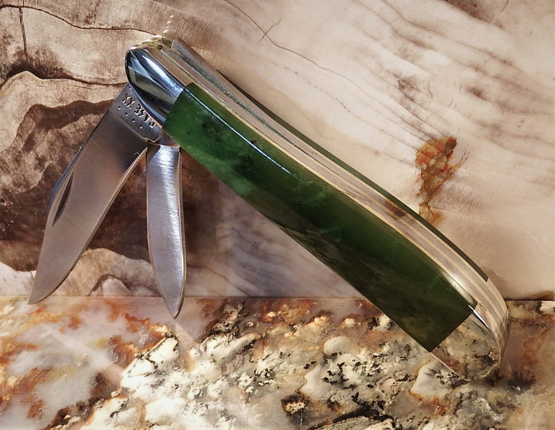 Polar Jade Knife by Michael Hoover, 