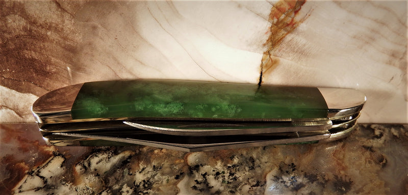 Polar Jade Knife by Michael Hoover, 