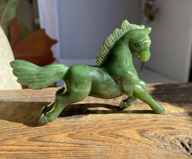 Jade Horse, 4"