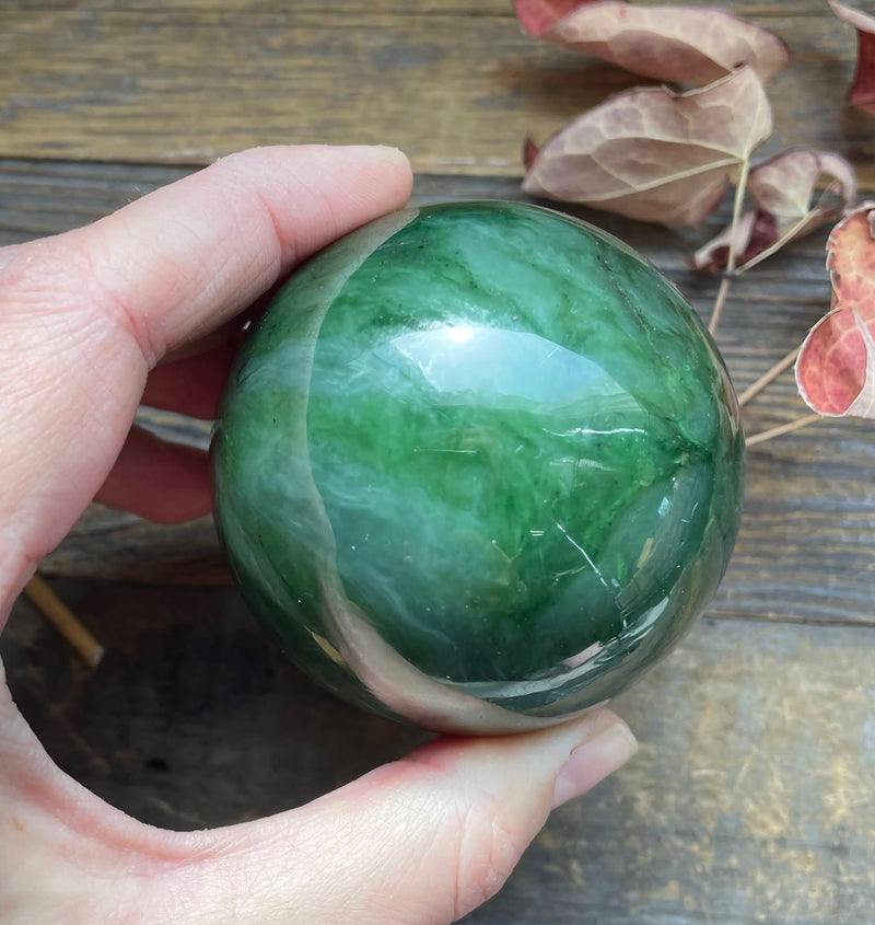A Grade Jade 60mm Sphere*