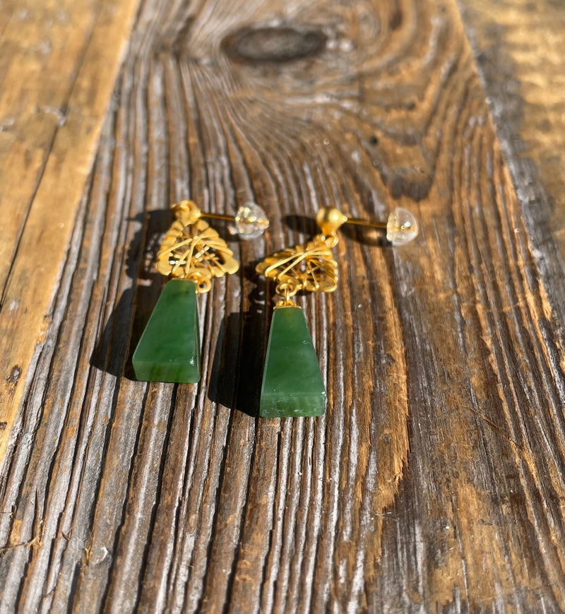 Jade Earrings, 