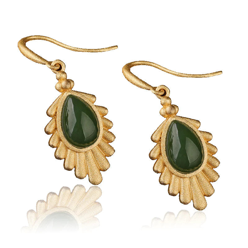 AA Jade Earrings, 