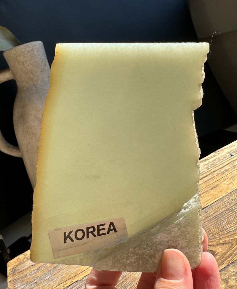Korean Jade Slab, 4.75"*