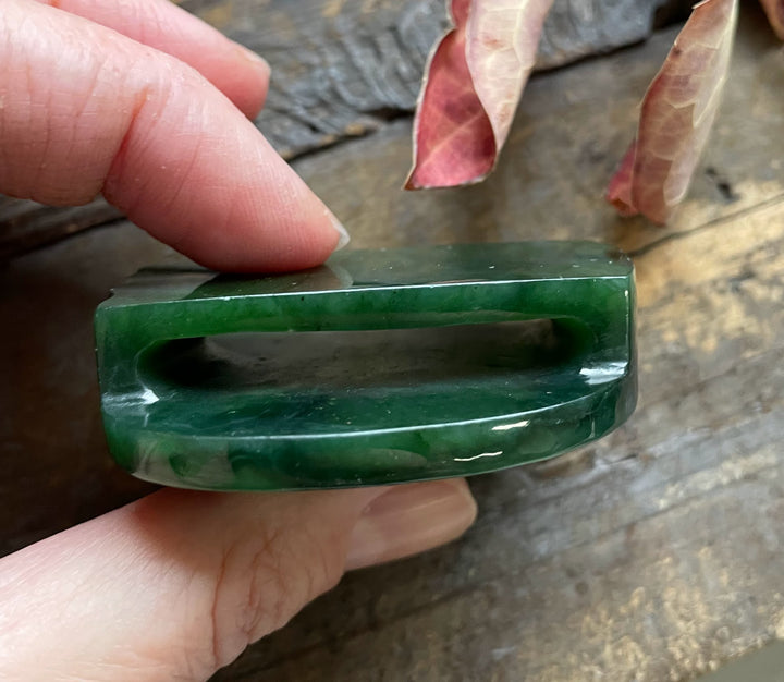 Burmese jade belt buy buckle