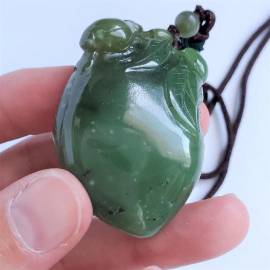 Canadian Jade Pendant, 48mm*