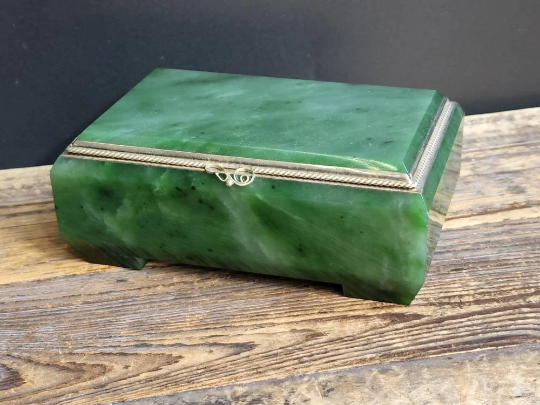Siberian Jade Box, 4.5"*