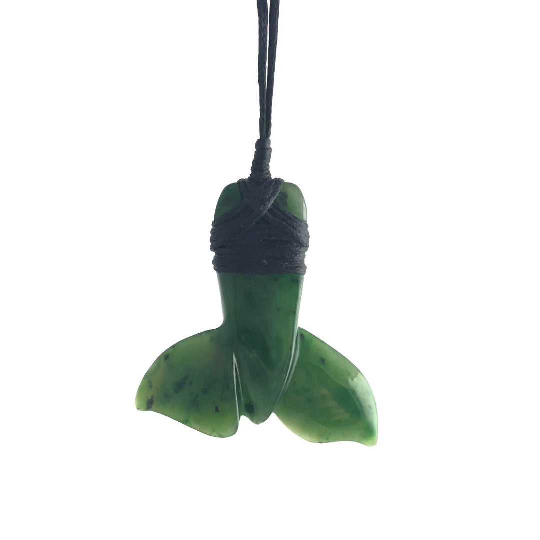Jade Whale Tail pendant
