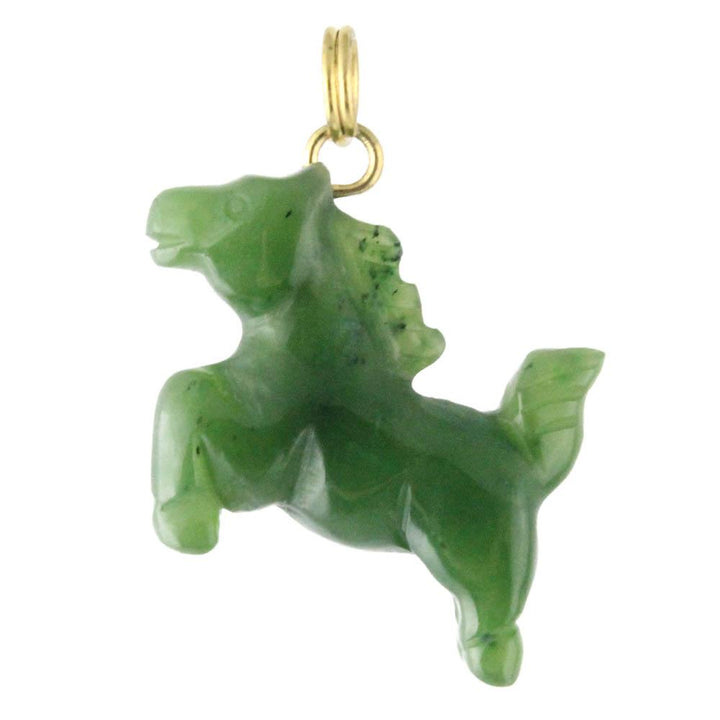 pieces_of _jade_ 馬チャーム Canadian Jade Horse Charm/Pendant 20mm – Jade Mine