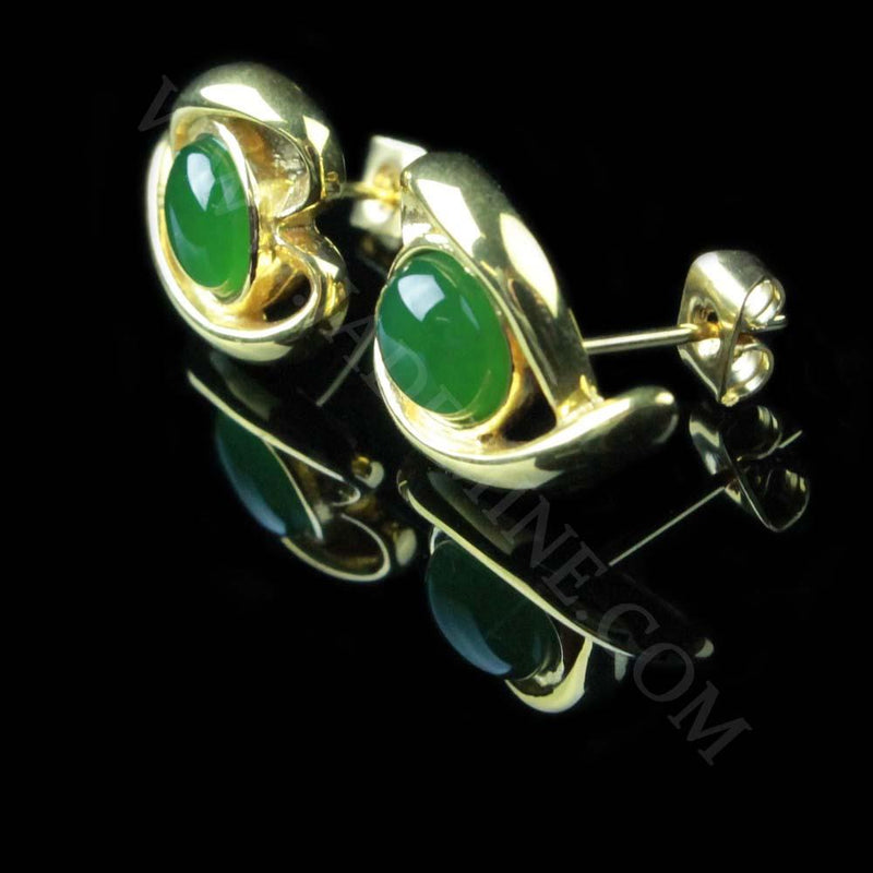 Jade Earrings, E0016