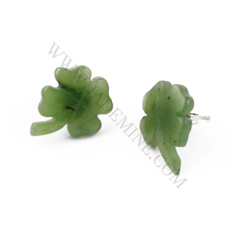 Earrings, Shamrock Studs