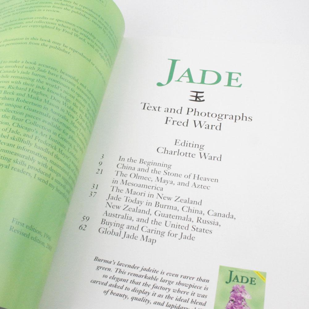 Open Jade book page with Jade title and contents list
