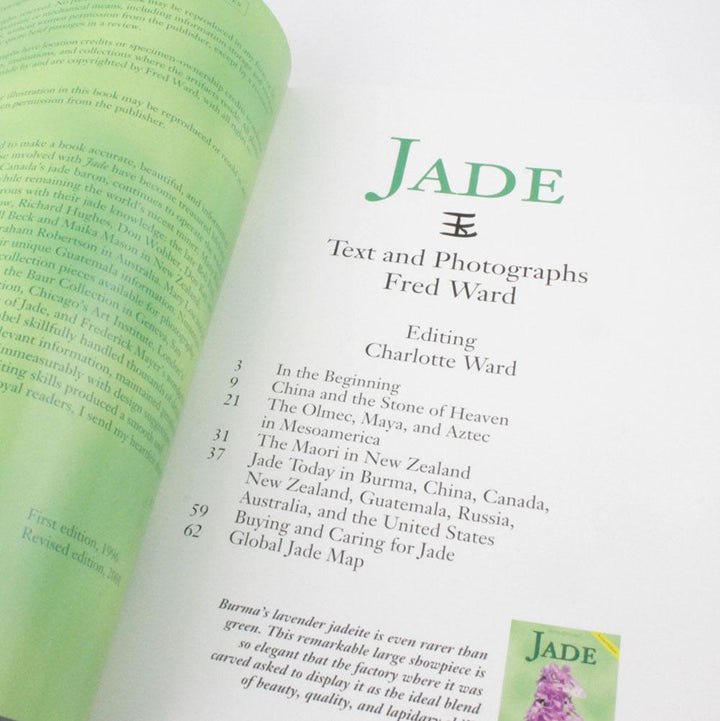 Open Jade book page with Jade title and contents list