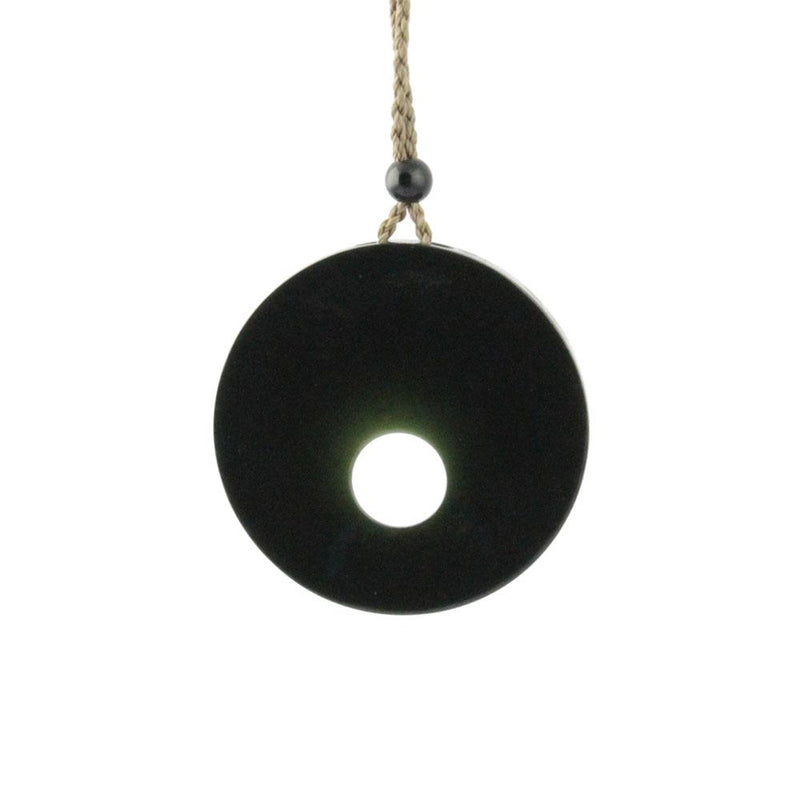 Nephrite Black Jade Pendant, 1975-1