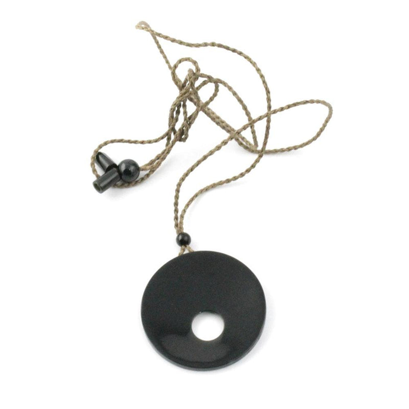 Nephrite Black Jade Pendant, 1975-1