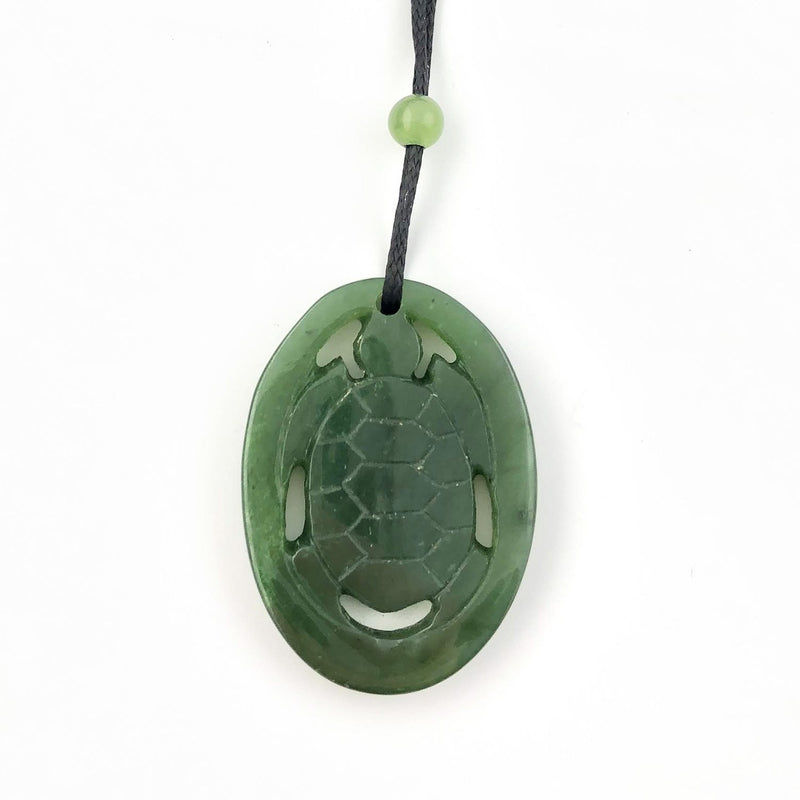 Jade Turtle Pendant, 35mm