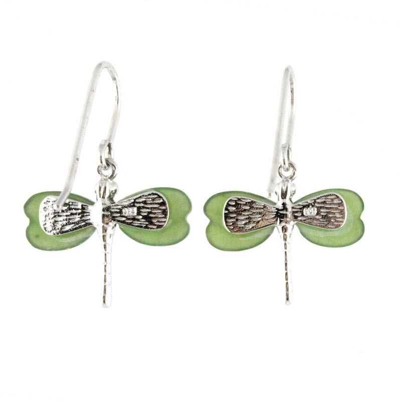 Jade Dragonfly Earrings