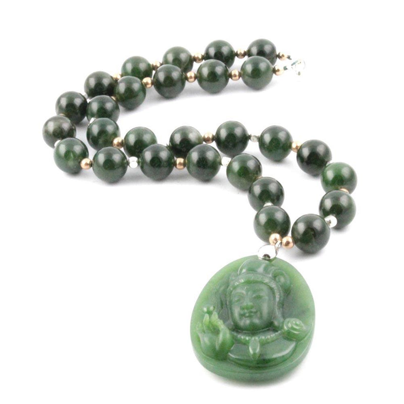Beaded Guanyin Necklace*