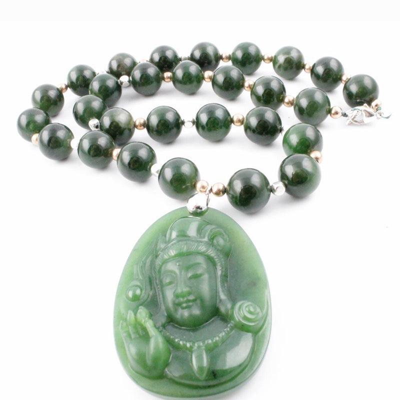 Beaded Guanyin Necklace*