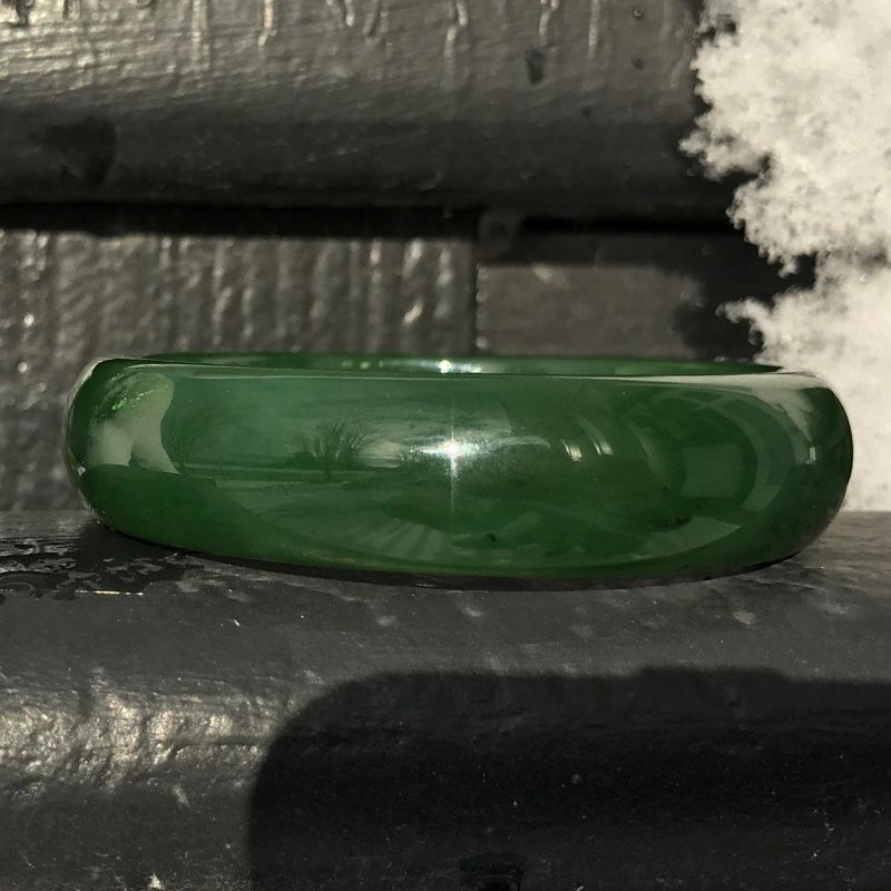 A+ Canadian Jade Bangle, 60x16mm *