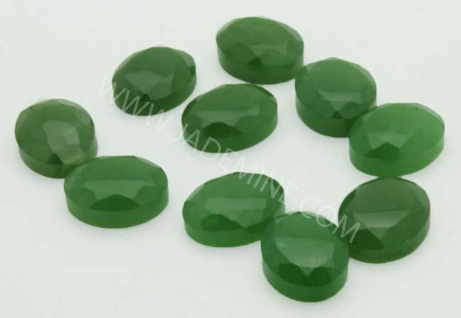 A Grade Faceted Cabochon 8x10mm