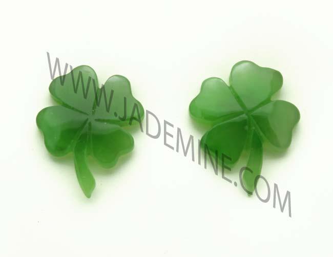 Earrings, Shamrock Studs